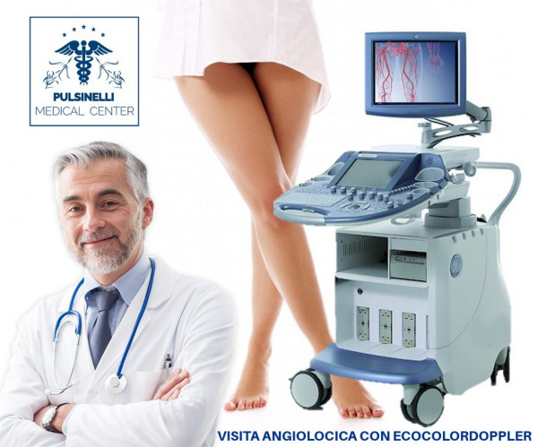 VISITA ANGIOLOGICA ECOCOLORDOPPLER VENOSO AGLI ARTI INFERIORI